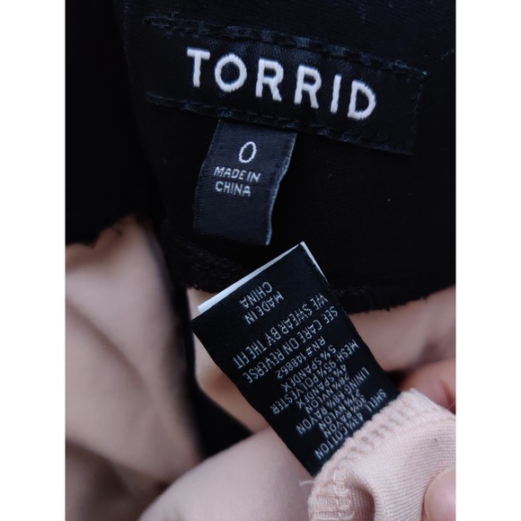 Torrid Black & Nude Lined Floral Lace w/ Chiffon Hem Skirt Size Large or 0X - Picture 10 of 10